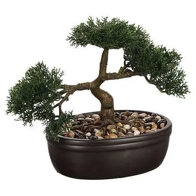 Atmosphera Umjetno cvijeće Bonsai, 23 cm, Crna