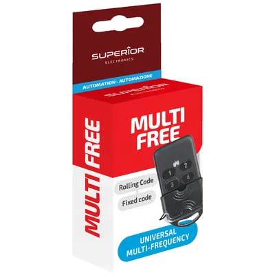 Superior Daljinski upravljač za garažna vrata i kapije Multi-Free, Univerzalni