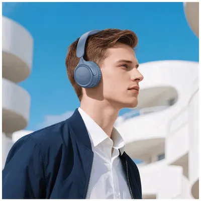 Hoco Slušalice bežične W66, Bluetooth / AUX, Plave