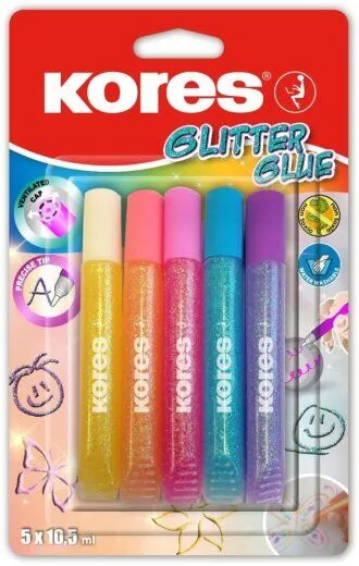 Kores Ljepilo GLITTER 5/1 PASTEL