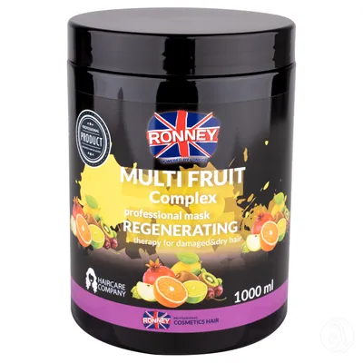 RONNEY Multi Fruit Complex maska za regeneraciju suve i oštećene kose - 1000 ml