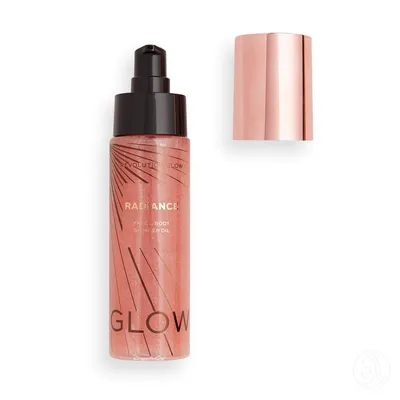 REVOLUTION Pink Glow Radiance Face & Body Illuminating Dry Oil 100ml