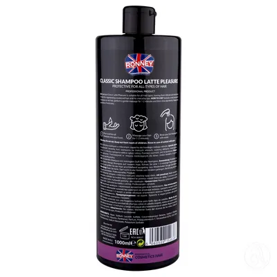 RONNEY Šampon za sve tipove kose Classic Latte Pleasure 1000ml