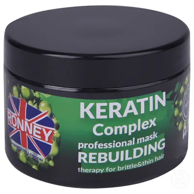 RONNEY Maska za rekonstrukciju tanke i lomljive kose Keratin Complex - 300 ml