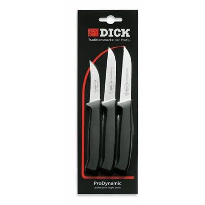Dick Set kuhinjskih noževa, 3 kom, Crni