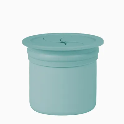 MINIKOIOI Sip + Snack Aqua Green/Powder Grey, zelena i siva
