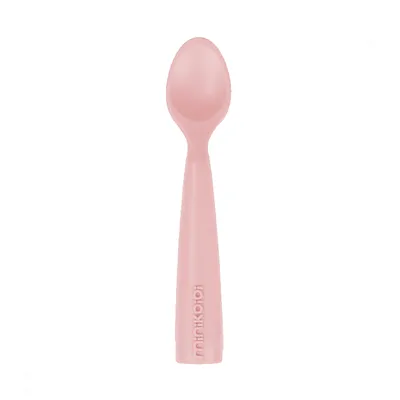 MINIKOIOI Silikonska kašikica Pinky Pink, roza
