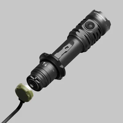 Armytek Lampa Dobermann v2 Pro Max, Bijelo svijetlo, Crna