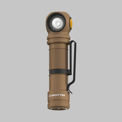 Armytek Lampa za glavu Wizard v4 C2 Pro Max USB + 5000 mAh / XHP70.2 Sand , Bijelo svetlo