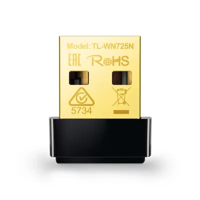 TP-Link Adapter Nano NIC TL-WN725N, USB 2.0, Wireless N, 150 Mbps