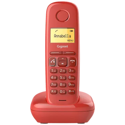 GIGASET Bežični telefon A270, LCD display, Crveni