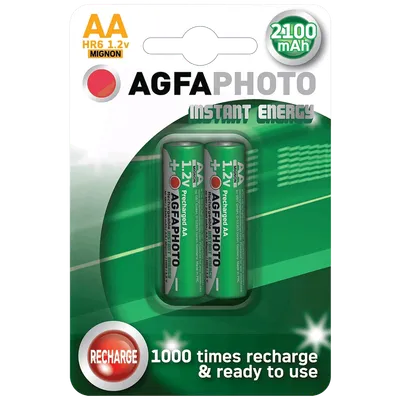 AGFA Punjiva baterija R2U B2, AA, 1.2 V, 2100mAh, Blister 2 komada