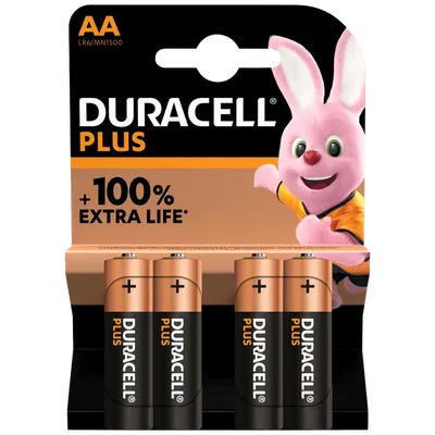 DURACELL Alkalna baterija Mignon AA B4, 1.5V, Blister 4 komada