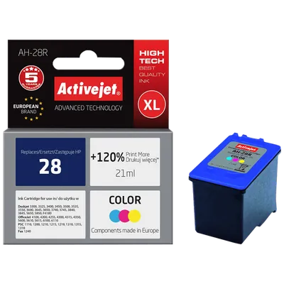 ACTIVEJET Tinta za printer HP 28 C8728A AH-28R, 21ml