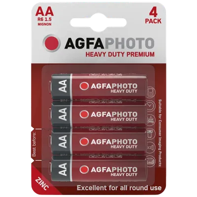 AGFA Zinc baterije AA B4, 1.5 V, Blister 4 komada