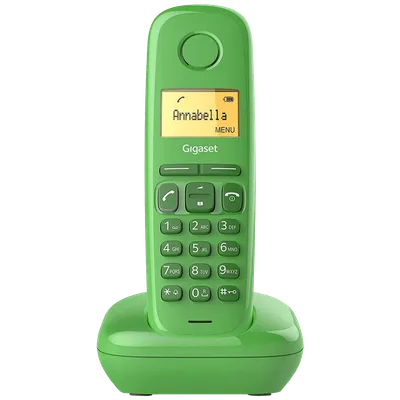 GIGASET Bežični telefon A170, LCD display, Zeleni