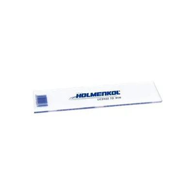 HOLMENKOL Strugač za skije, Plastični, 6 mm, 330 x 40 x 6 mm, Bijeli