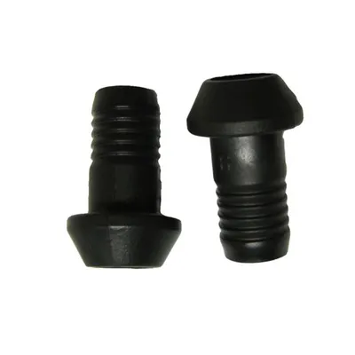 LEKI Graničnici korpe za slalom štapove Fix, 10 mm, 2 komada, Crni