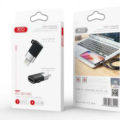 XO konektor, Type-C za iPhone XO-NB149D, crni