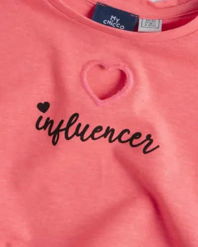 Chicco Majica za djevojčice Influencer, Roze