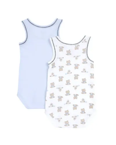Chicco Set bodija za bebe, 2 Komada, Svijetloplavi