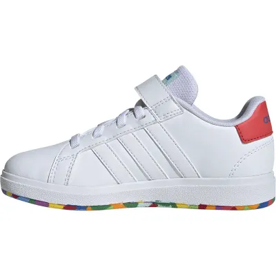Adidas Patike za djevojčice Grand Court 2.0 EL K, bijele