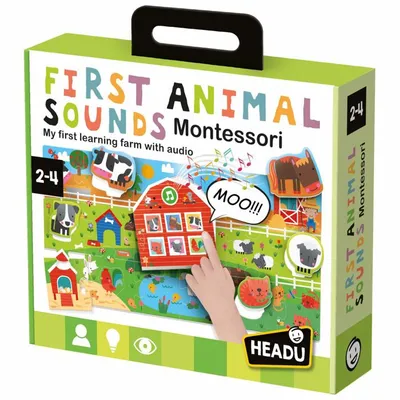 Headu Edukativna igra Montessori ''Prvi životinjski zvukovi"