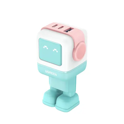 Ugreen Punjač Nexode, GaN, 65W, Robot, Rozi