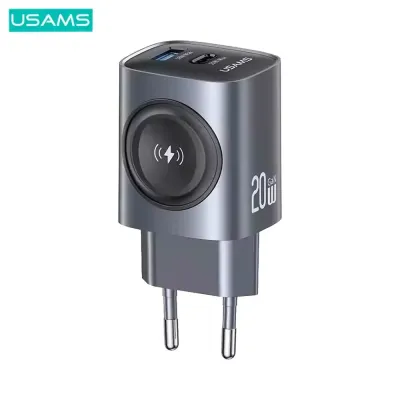 USAMS CC293 T67 20W Multifunctional iWatch punjač A+C Port (EU)