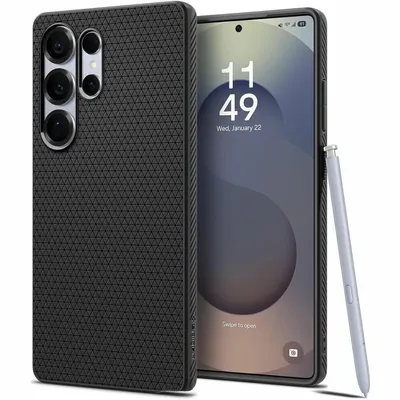 Spigen Maska za mobilni telefon za Galaxy S25 Ultra Liquid Air, Crna