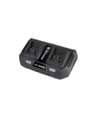 Praktik Dupli punjač PTQC03, 18V, Crni