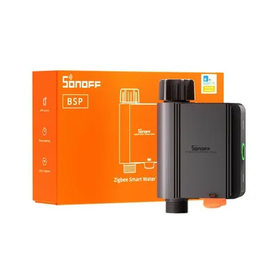Sonoff Pametni ventil za vodu Zigbee SWV-BSP, Crni