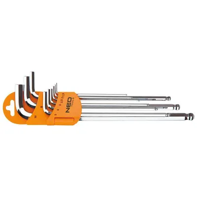 Neo Set imbus ključeva s kuglom, 1.5-10 mm, 09-515
