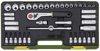 Proxxon Set nasadnih ključeva, 3/8", 47 komada