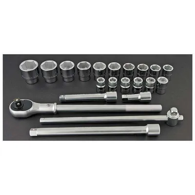 Neo Set nasadnih ključeva ,3/4" s račnom, 08-061