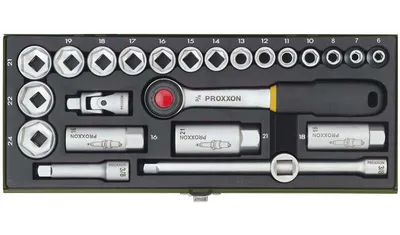 Proxxon Set nasadnih ključeva, 3/8", 24 komada