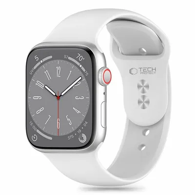 Tech-Protect Narukvica za Apple Watch Silicone, Bijela