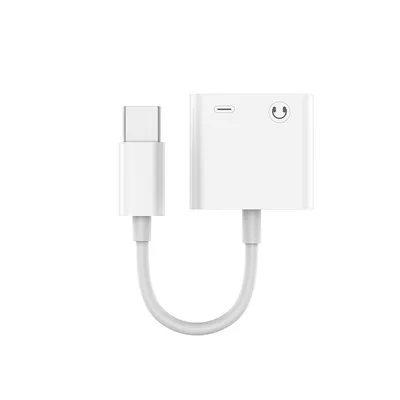Appacs Hub V27, USB-C na 3.5mm+USB-C, Bijeli