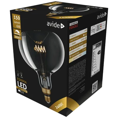 Avide LED sijalica, 6W, E27, 2700K, 360°, 230V AC
