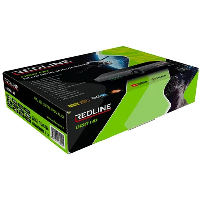 Redline Prijemnik satelitski DVB-S2 G150, Full HD, Crni