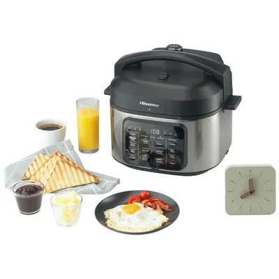 Hisense Višenamjenski lonac Multicooker HMC6SBK, 1500W, 6 L, Sivo-crni
