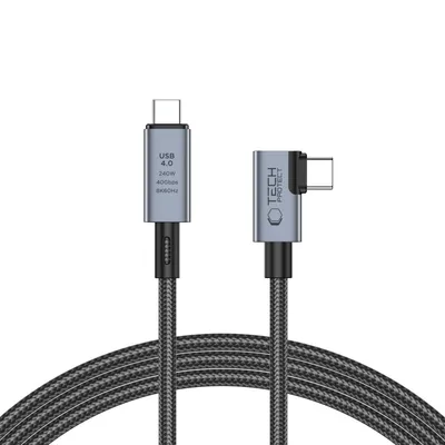 Tech-Protect USB Tip-C kabl Ultraboost Max, USB 4.0, 150cm, Tamnosivi
