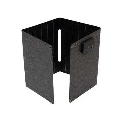 Home Prijenosni solarni USB punjač MSC20W, sklopivi, 2, Crni