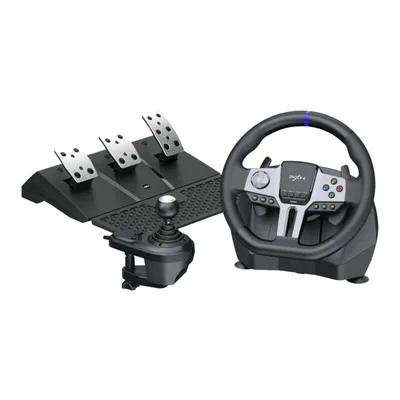 PXN Gaming set za vožnju V9 Gen2, Volan, Pedale, Menjač, Crni