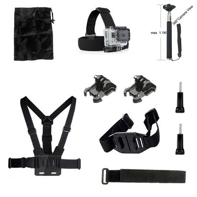 Set opreme za GoPro akcionu kameru, 10 komada