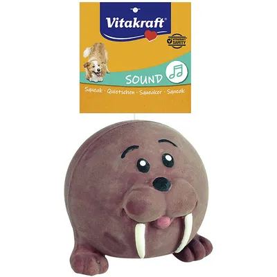 Vitakraft Mala piskajuća igračka, Latex, Smeđa