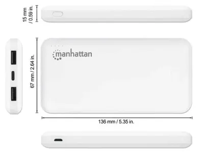 Manhattan vanjska baterija, 10000 mAh
