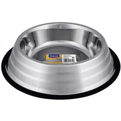 Vitakraft Metalna posuda s gumom, 0,9 l, 17 cm