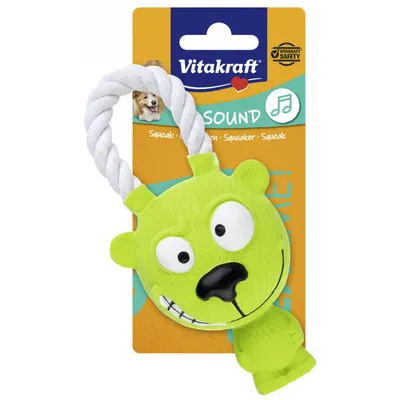 Vitakraft Igračka Grumpy Dog, 15 cm, Zelena