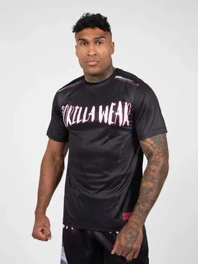 Gorilla Wear CLAYTON Majica - Crno/Crvena